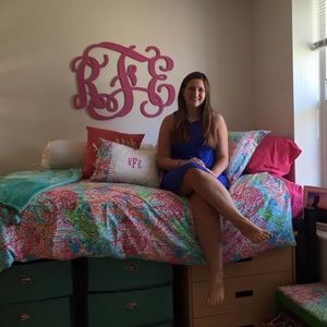 Let's cha cha lilly Pulitzer duvet cover